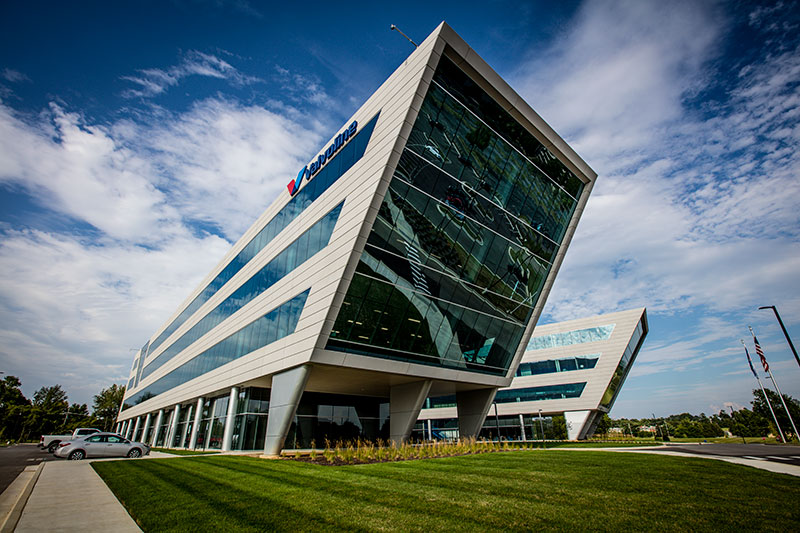 Valvoline Headquarters, Lexington, Kentucky with blue sky